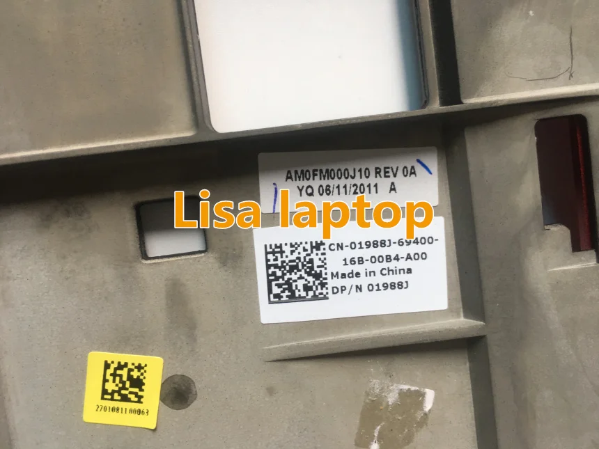 Натуральная для Dell Alienware M18X R2 P12E001 с красной подошвой основание шасси в корпусе CN-01988J