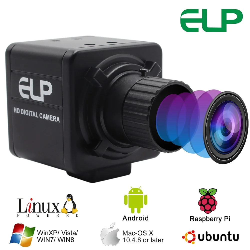 

Low Light Camera 1.3MP 960P AR0130 CMOS CS Mount Lens Industrial Mini USB Video Webcam Camera UVC for Android, Linux,Windows