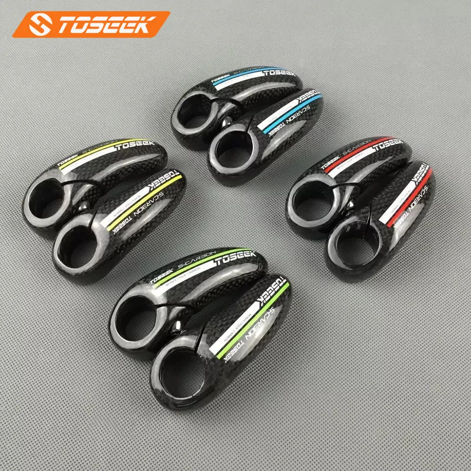 Toseek MTB руль для велосипеда рожок карбоновый велосипед маленькая вспомогательная
