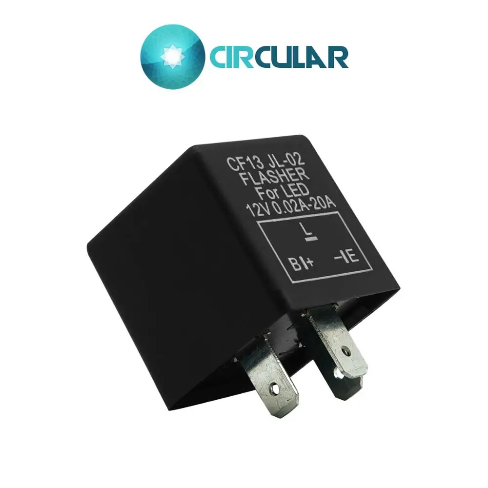 CF13 3 PIN Flasher для LED 12V 0.02A-20A электронный релейный переключатель мотоцикла |