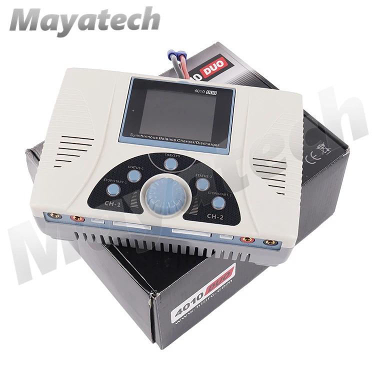 4010DUO 10S x 2 40A 2000W Dual Port s Balance Lipo Life Batter Model airplane charger сельскохозяйственное зарядное