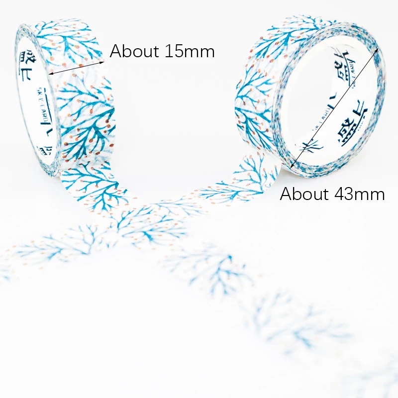 Синий Декор набор декоративного скотча Васи декоративная клейкая лента липкий