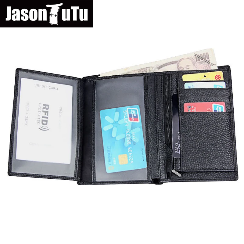 JASON TUTU rfid держатель кредитной карты кожаный бумажник для карт паспорт Чехол