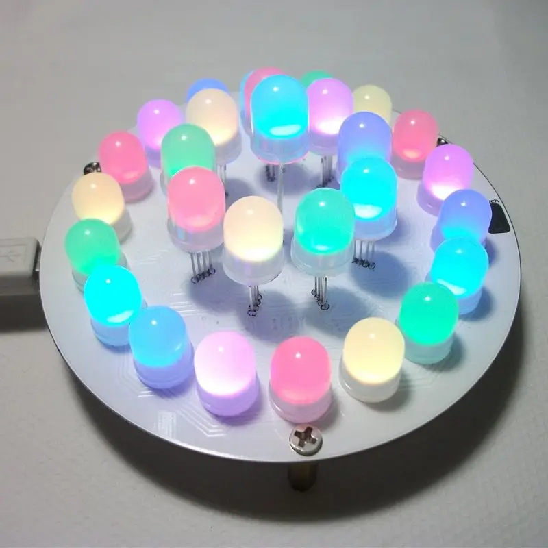 Набор для творчества с сенсорным управлением RGB LED Aurora Tower Light Cube 51 SCM электронные