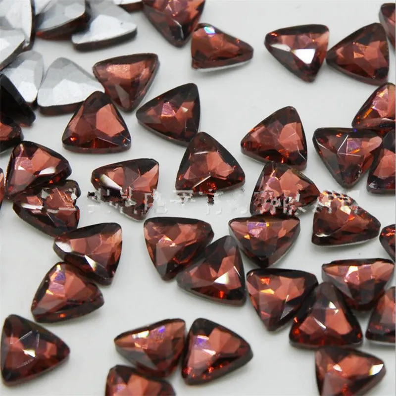 Различные размеры цвет вина ручная работа заостренный край стразы стекло сделай