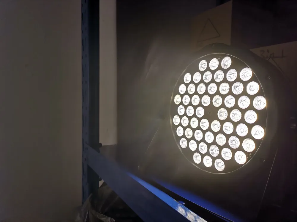 8 шт./54 Вт светодиодный теплый белый светильник par 54 DMX512 подсветсветильник|Эффект