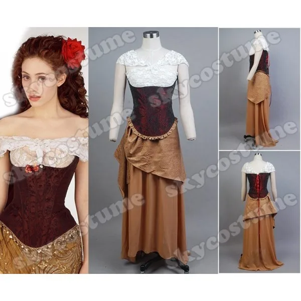 Платье фантомная Опера платье Кристин карнавальный костюм на Хэллоуин для