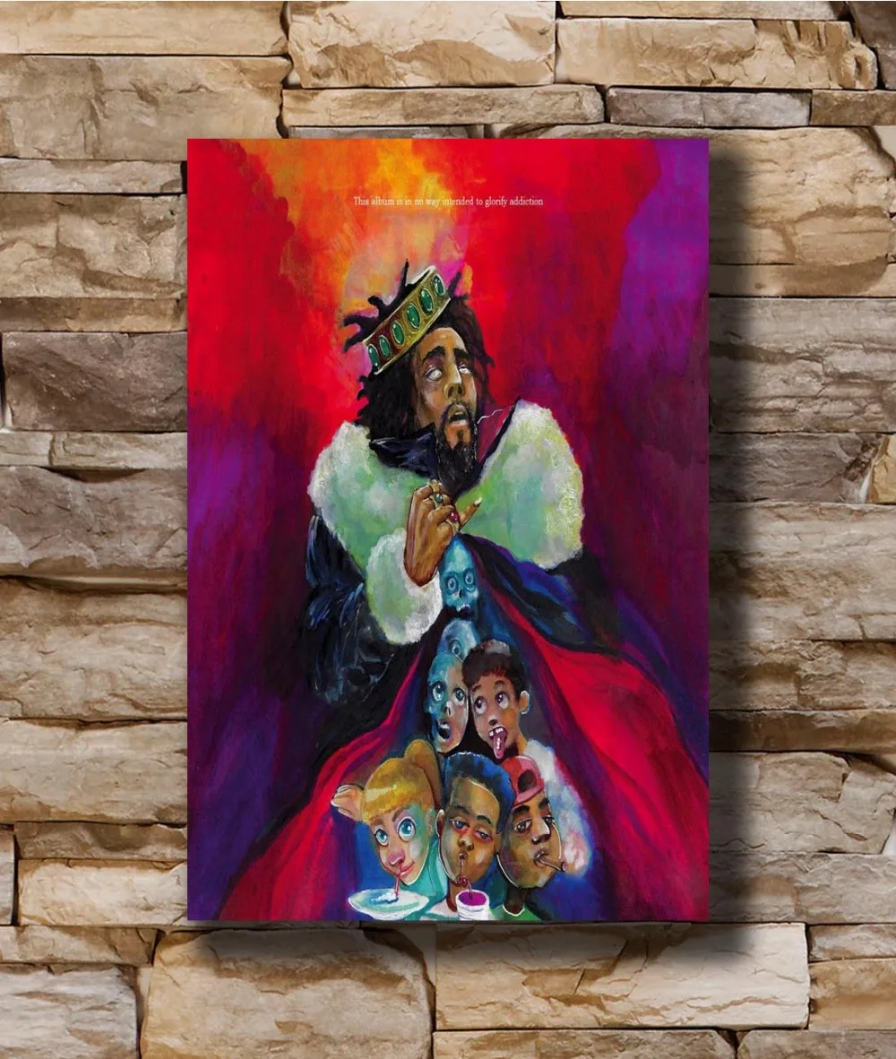 Художественный постер Новый J Cole K.O.D обложки альбомов художественное оформление