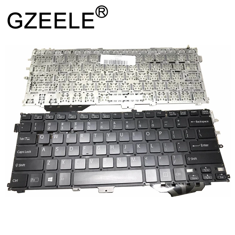 QH GZEELE Новинка для Sony VAIO Pro 13 SVP13 SVP132 SVP1321 SVP132A SVP13A клавиатура американская черная