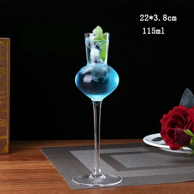 A12 115ml 2pcs Комплект из 2 предметов, без примесей свинца и с украшением в виде кристаллов Стекло флейта бокал для шампанского Стекло Кубок бокалы для красного вина коктейль Стекло Кубок подарки на свадьбу, день рождения чашка - Цвет: A12 115ml 2pcs
