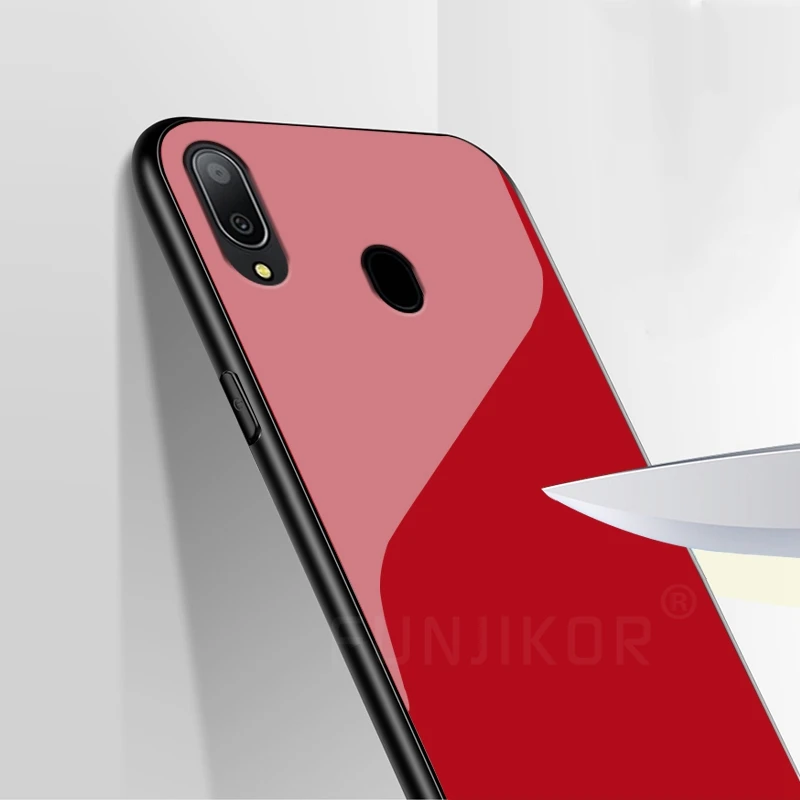 Роскошный противоударный чехол из закаленного стекла для Samsung Galaxy A10 A30 A40 A50 A70 A20S