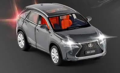 D 1:32 Масштаб литой металл литой под давлением роскошная модель автомобиля SUV для Lexus NX 200t со звуковым светильник вытяжной назад Модель автомобиля игрушки коллекция подарков - Цвет: D