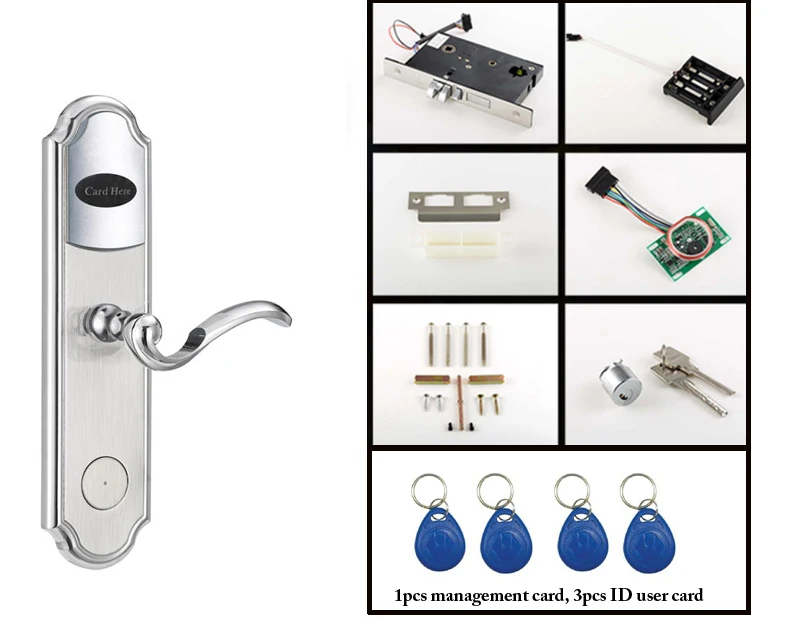 RFID keyless дверной кодовый замок дверной замок для спальной комнаты разметка карты разблокировка