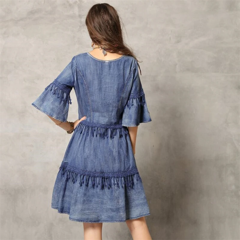 Женское платье оригинального дизайна винтажное кружевное комбинированное с