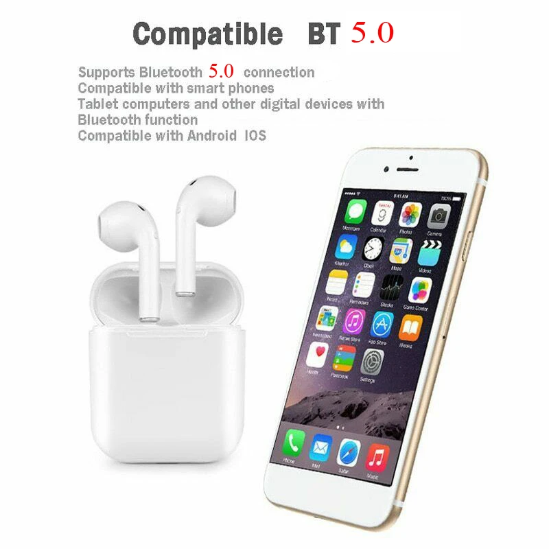 I9S I7S TWS наушники беспроводные Bluetooth гарнитуры Наушники для Xiaomi IPhone