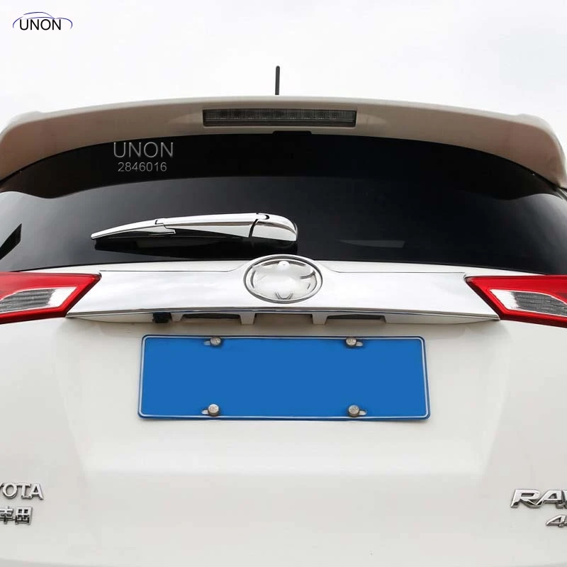 Hottop 1 шт. хромированная крышка багажника для Toyota Rav4 2013 2014|trim cover|trunk lid trimtoyota rav4 |