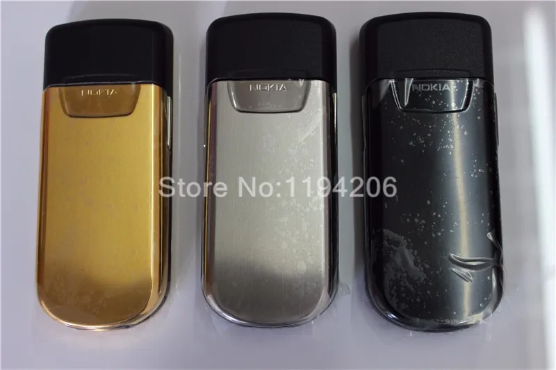 Мобильный телефон Nokia 8800, английская/Русская клавиатура, GSM, FM, Bluetooth, телефон, золото, серебро, черный, один год гарантии