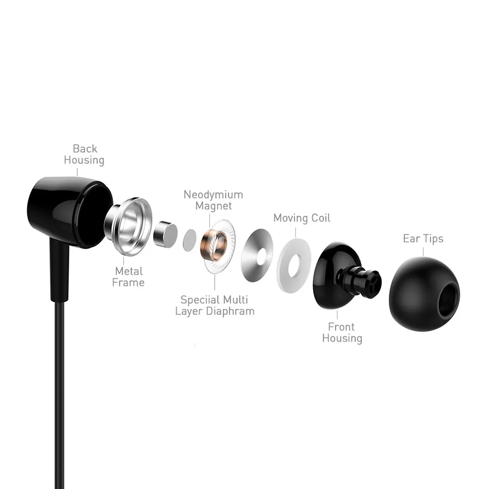 Lamyik High HiFi Earphone Earbuds Bass In-ear Earphones With Microphone Universal For 3.5MM AUX Smartphone apple Xiaomi Sony | Электроника