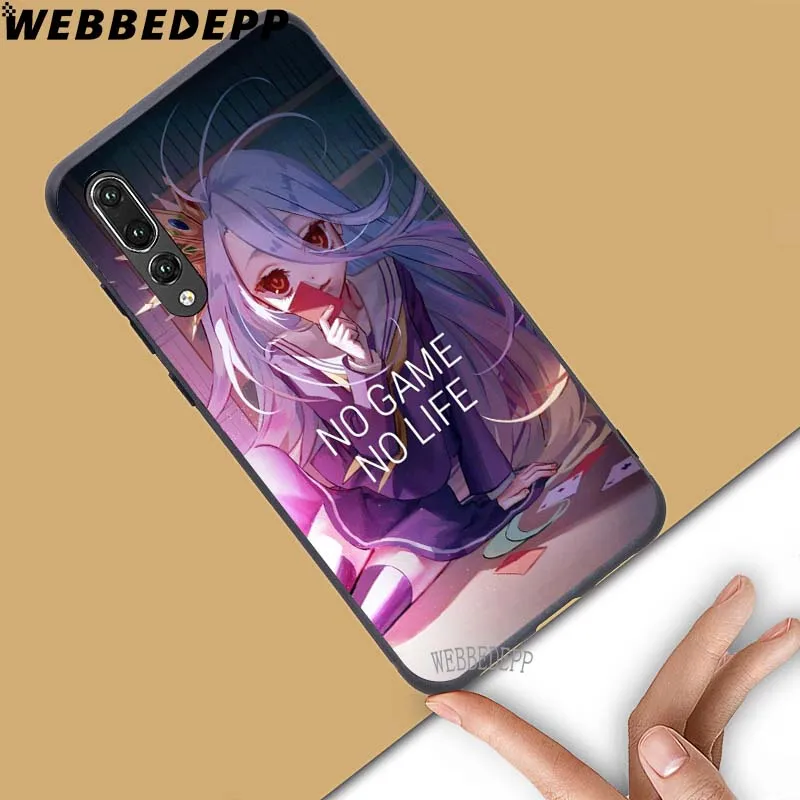 WEBBEDEPP мягкий чехол для Huawei Honor 6 7A Pro 7C 8C 7X 8X 8 9 10 lite Note10 аниме без игры жизни|Бамперы| |