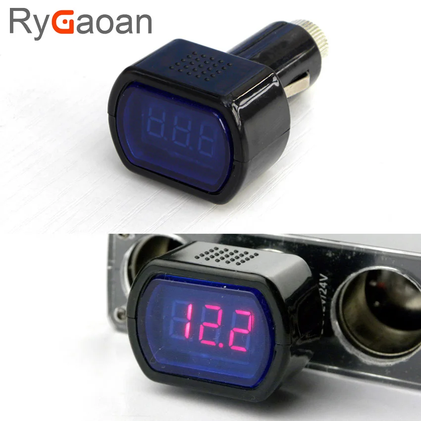 RyGaoan DC 12 V 24 светодиодный Дисплей Зажигалка для сигарет электрическая Напряжение