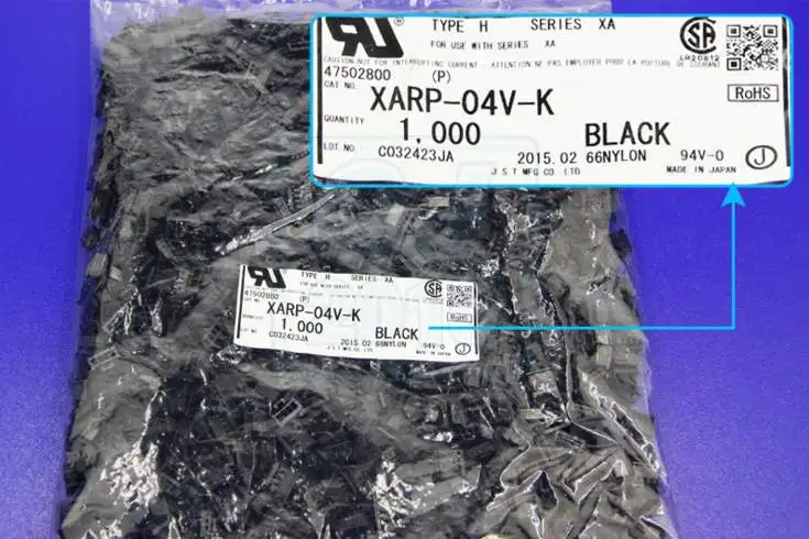 

XARP-04V-K Connectors terminals housings 100% new and original parts
