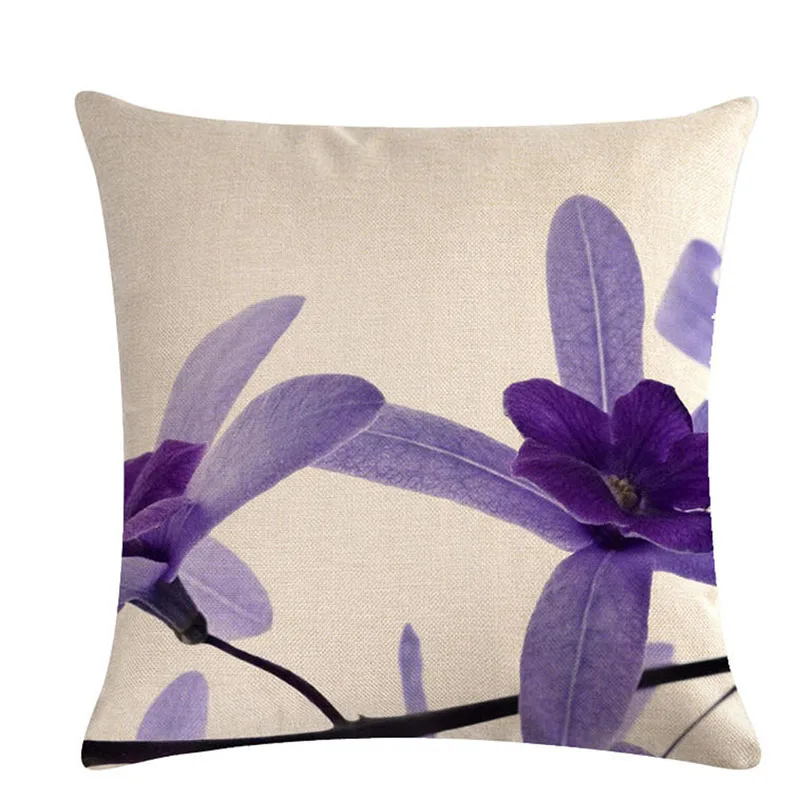 Ретро стиль абстрактный цветок лист серии Лен обнимая наволочка домашний