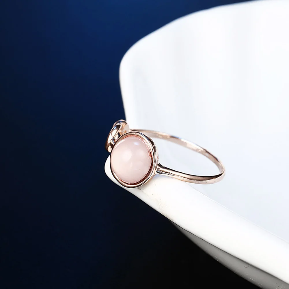 Милое розовое кольцо украшение в виде банта кольца для невесты свадьбы помолвки