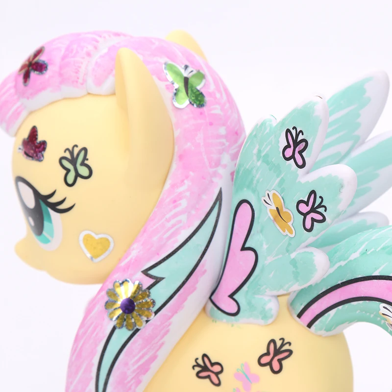 15 см игрушки My Little Pony дизайн мой маленький пони Принцесса Каденс Флаттершай из ПВХ, движущаяся фигурка, украшают маркеры и наклейки куклы