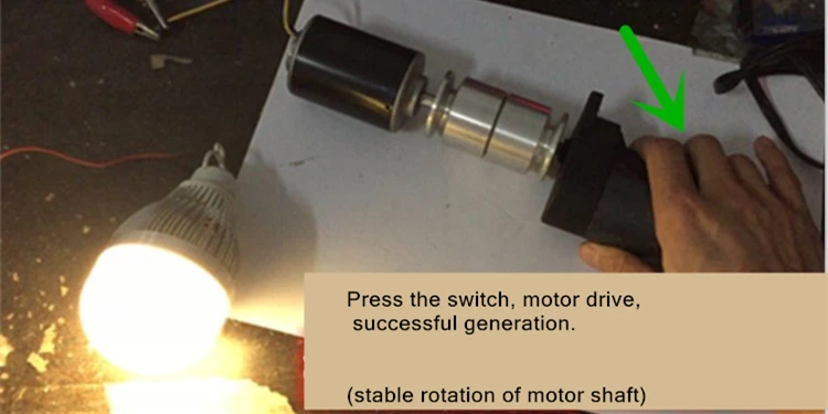 DC 110V постоянный магнит dc углеродная щетка двигатель DIY генераторы
