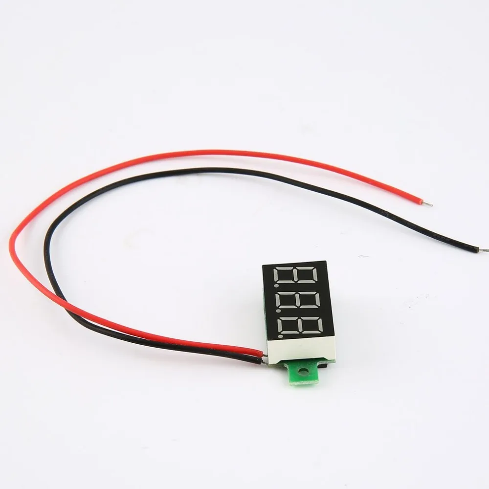4PCS DC 2.5-30V LED Digital Display Panel Voltmeter Electric Voltage Meter Volt Tester for Auto Car Motorcycle Battery Cart | Инструменты