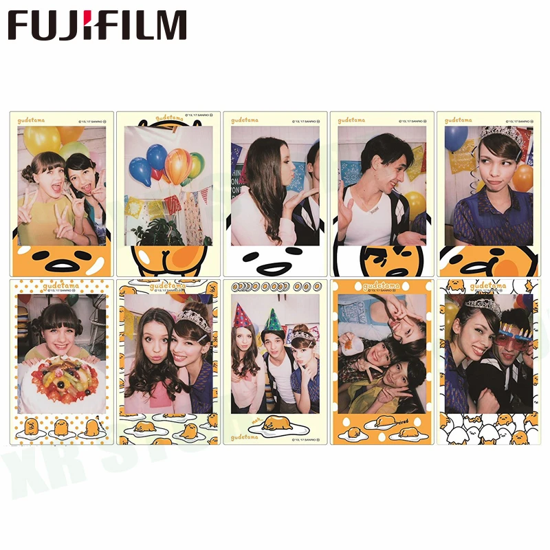 Fujifilm Rilakkuma + hello kitty Gudetama Fuji мгновенный Фотобумага для Instax Mini 8 9 пленка 70 7 s 50 50i 90 25