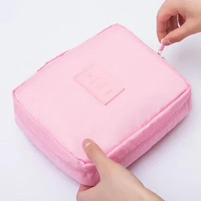 Pink Bag Женская туристическая организация, красота, косметичка для хранения косметики, милые дамские моющиеся сумки, сумочка, сумка, аксессуары, товары - Цвет: Pink Bag