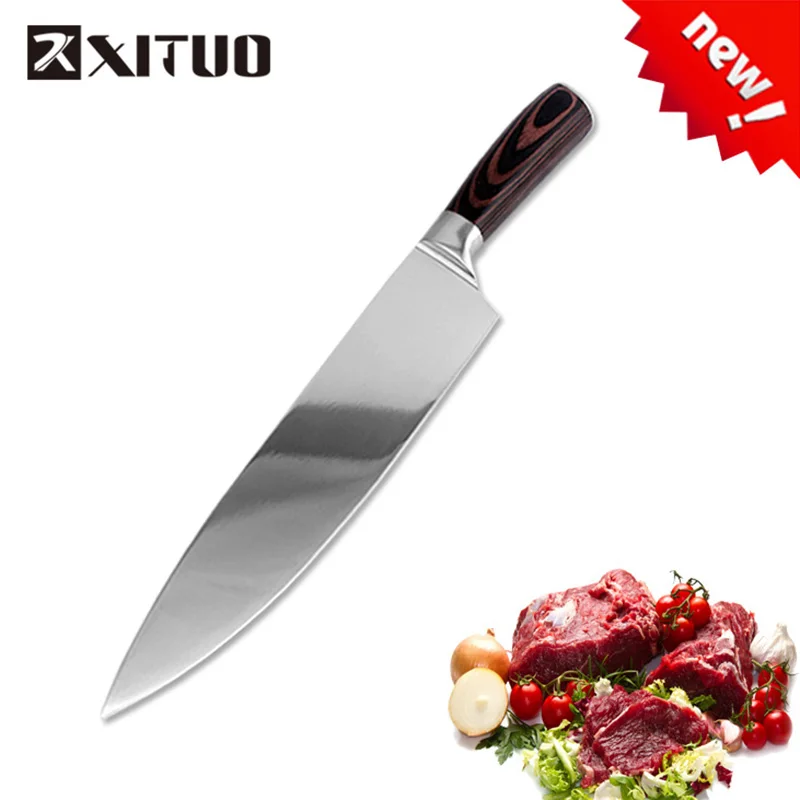 b XITUO профессиональные ножи шеф-повара японский Santoku нарезанный лосось суши из нержавеющей стали нож Кливер мясо кухонные инструменты для приготовления пищи - Цвет: b