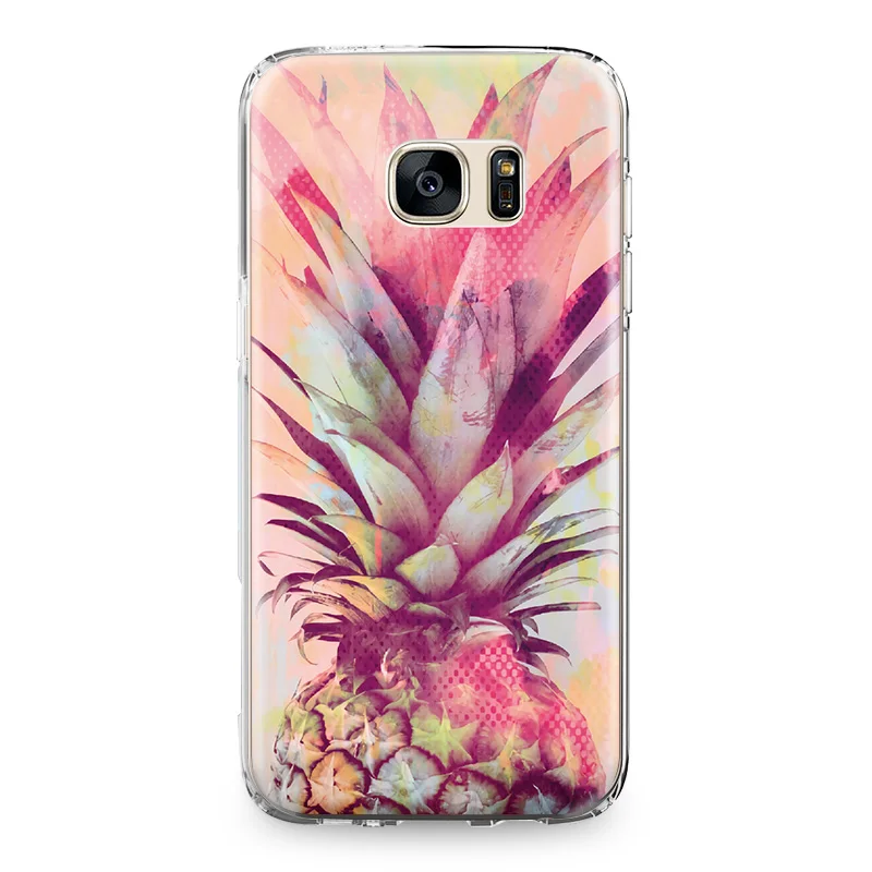 Для Samsung Galaxy S5 S6 S7 Edge S8 S9 S10 Plus S10e Note 4 5 8 9 силиконовый чехол Бампер Хороший Фруктовый
