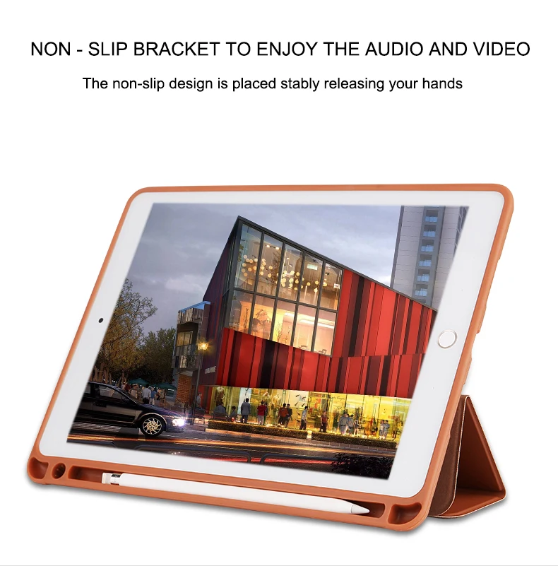 Чехол из искусственной кожи для iPad Pro 10 5 тонкий смарт чехол с автоматическим