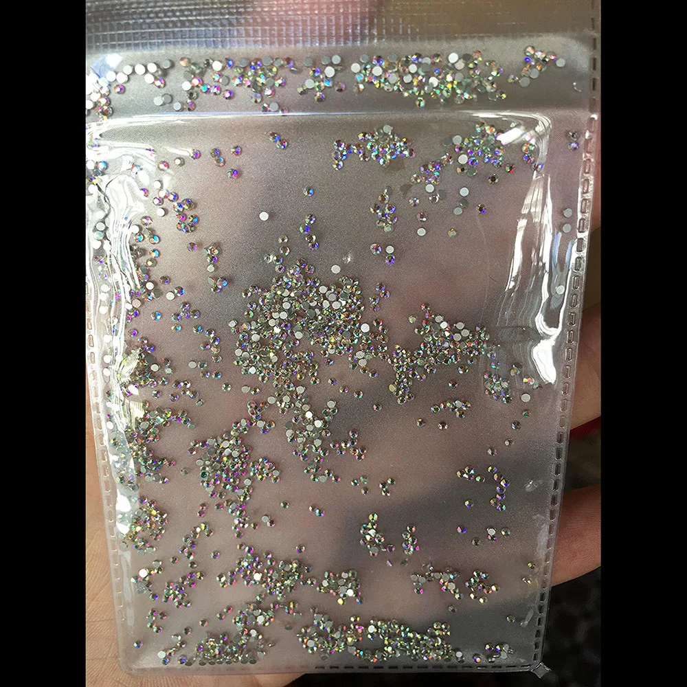 SS4 1440 искусственные кристаллы AB Nail Art Стразы с плоской задней поверхностью без