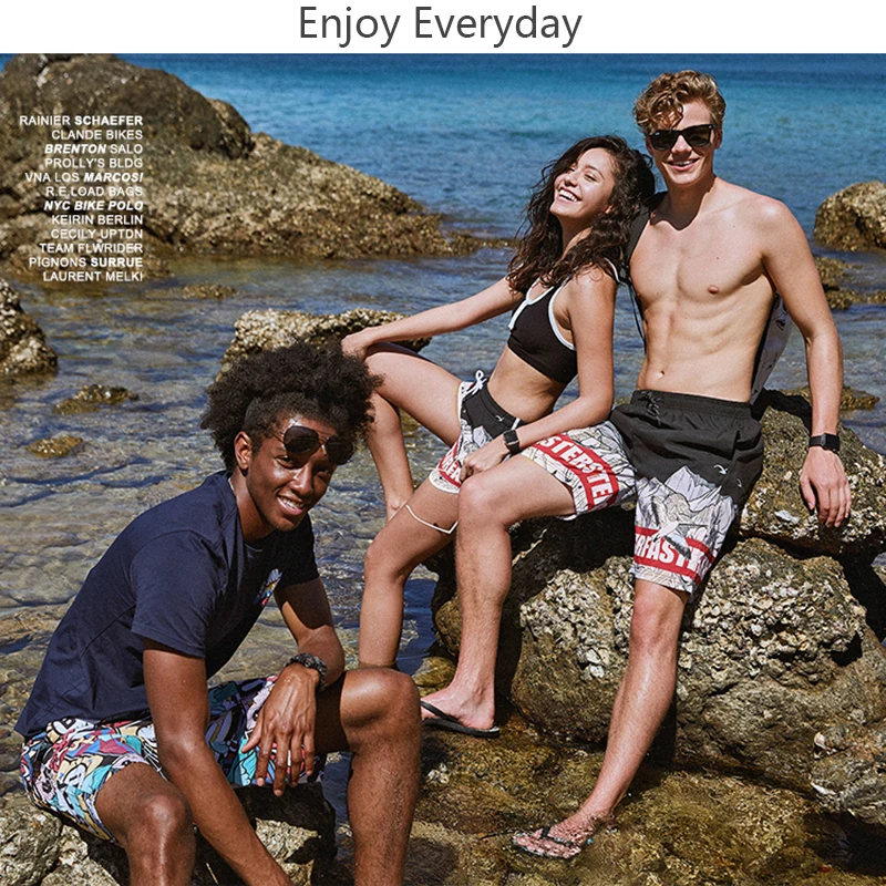 Surfaster Summer Swim High Qualtity New Men's Board Shorts Beach Brand Surfing Bermudas Masculina De Marca Men Boardshort | Спорт и