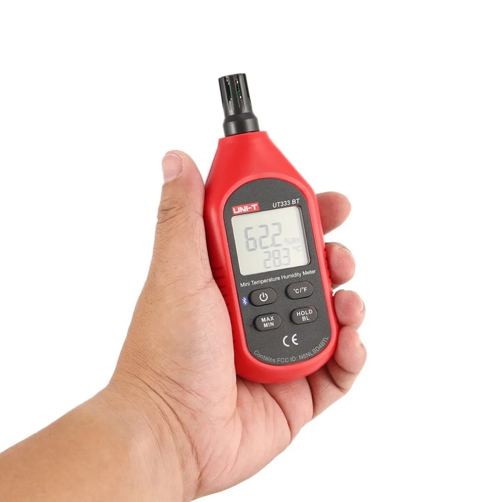 UNI-T UT333BT Bluetooth термометр-гигрометр Цифровой ЖК-дисплей Air Температура измеритель