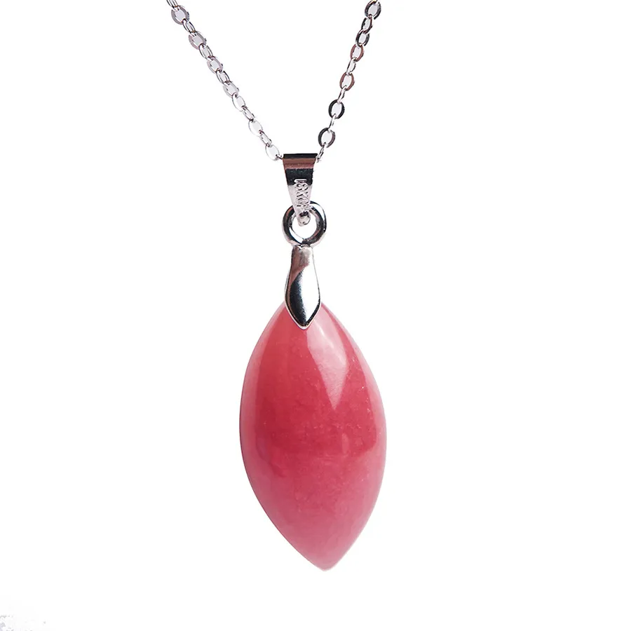2019 Newly Arrival Women mm Genuine Natural Rhodochrosite Gems Stone Red Waterdrop Teardrop Charms Necklace Pendant Bead | Украшения и