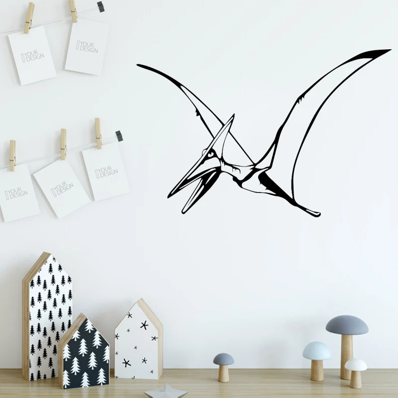 

Removable dinosaur Environmental Protection Vinyl Stickers For Kids Rooms Home Decor Removable Decor Wall Decals LW73