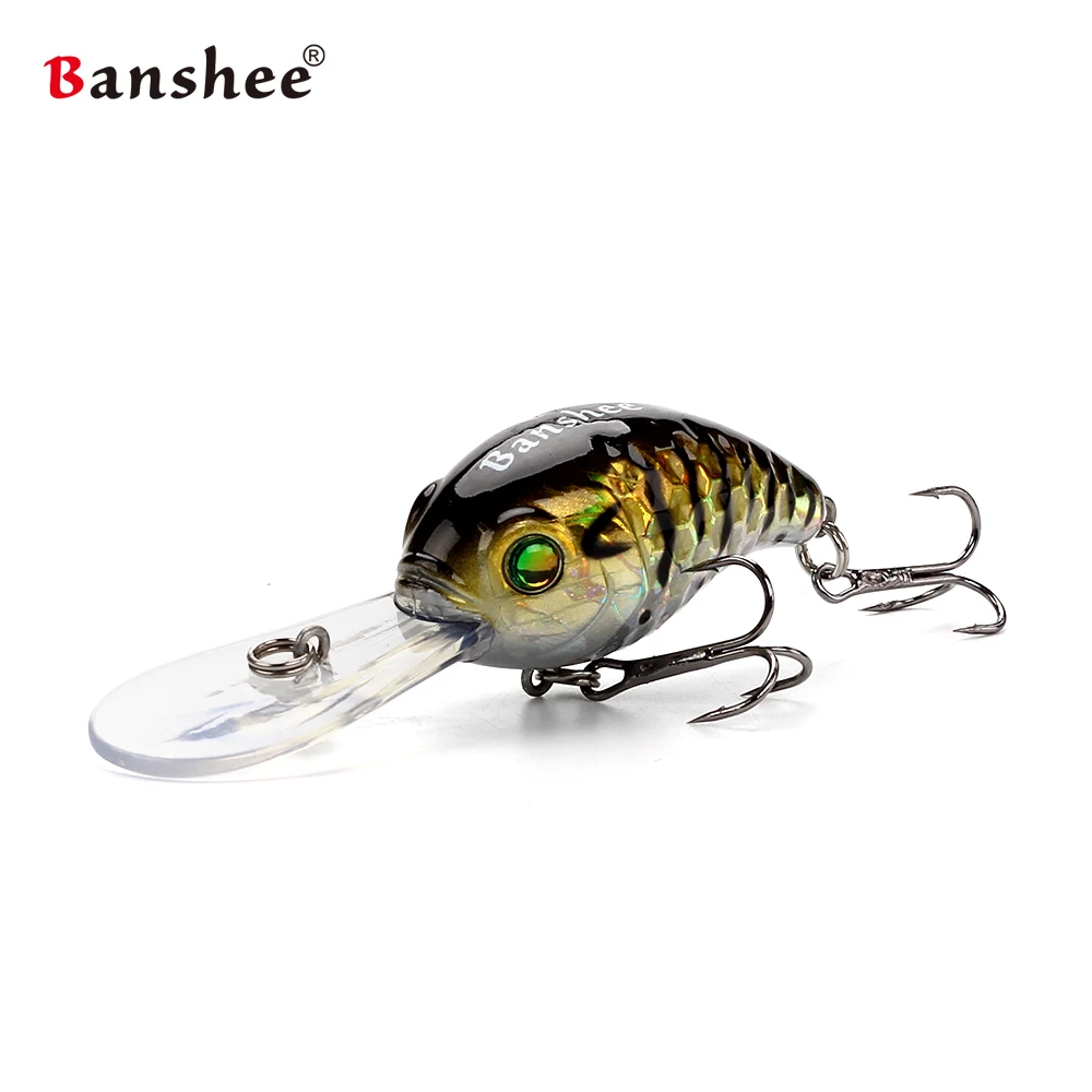 Banshee 50 мм 10 г плавающая приманка для ловли окуня VC04 воблер со звуком погремушки