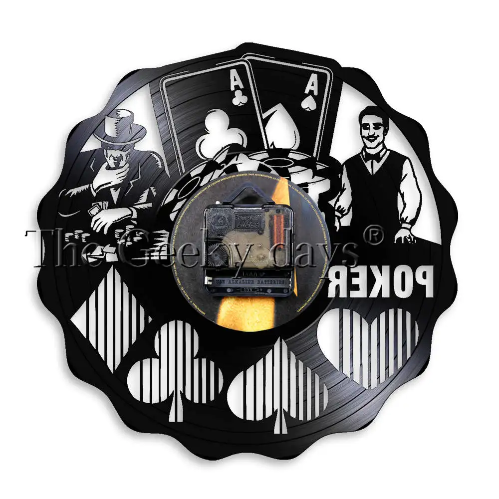Ace Of Spades игральные карты азартные игры настенные художественные часы игровая