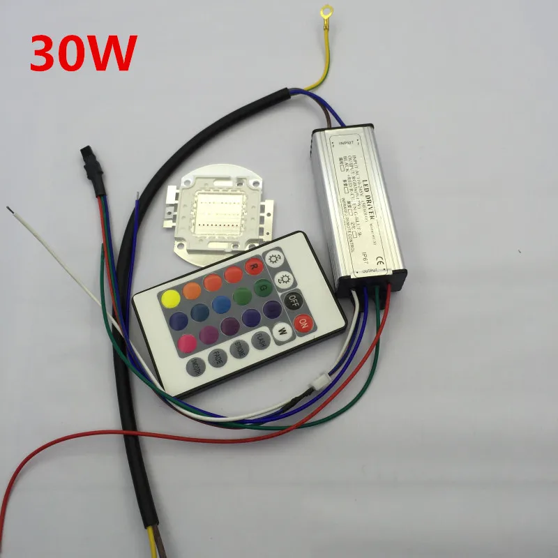 Встроенные светодиодные лампы высокой мощности RGB контроллер для прожектора