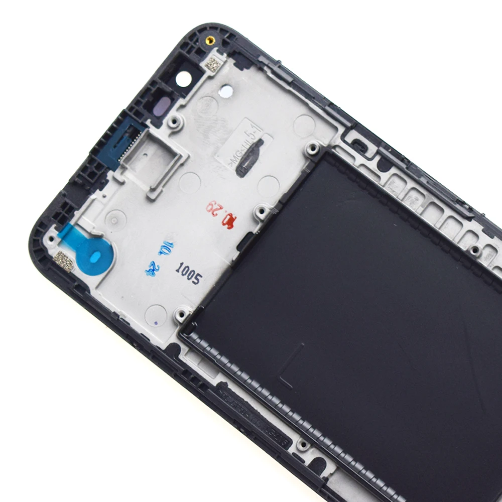 Для LG K10 2017 ЖК дисплей кодирующий преобразователь сенсорного экрана в сборе рамка