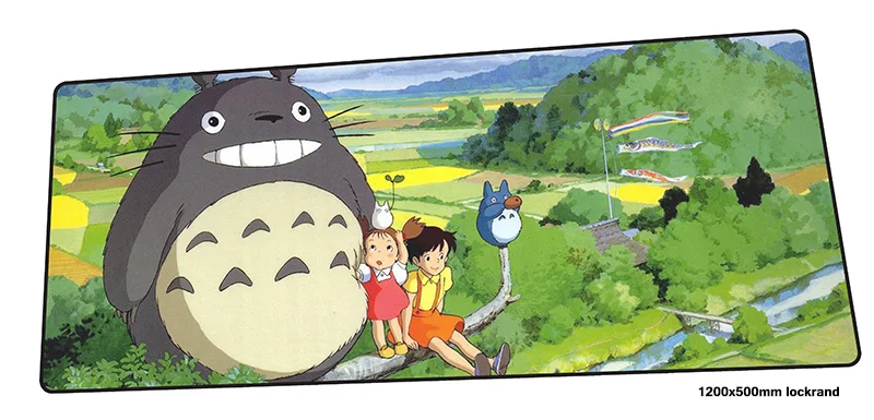 Коврик для мыши Tonari no Totoro 1200x500 мм игровой коврик Косметологической геймеров