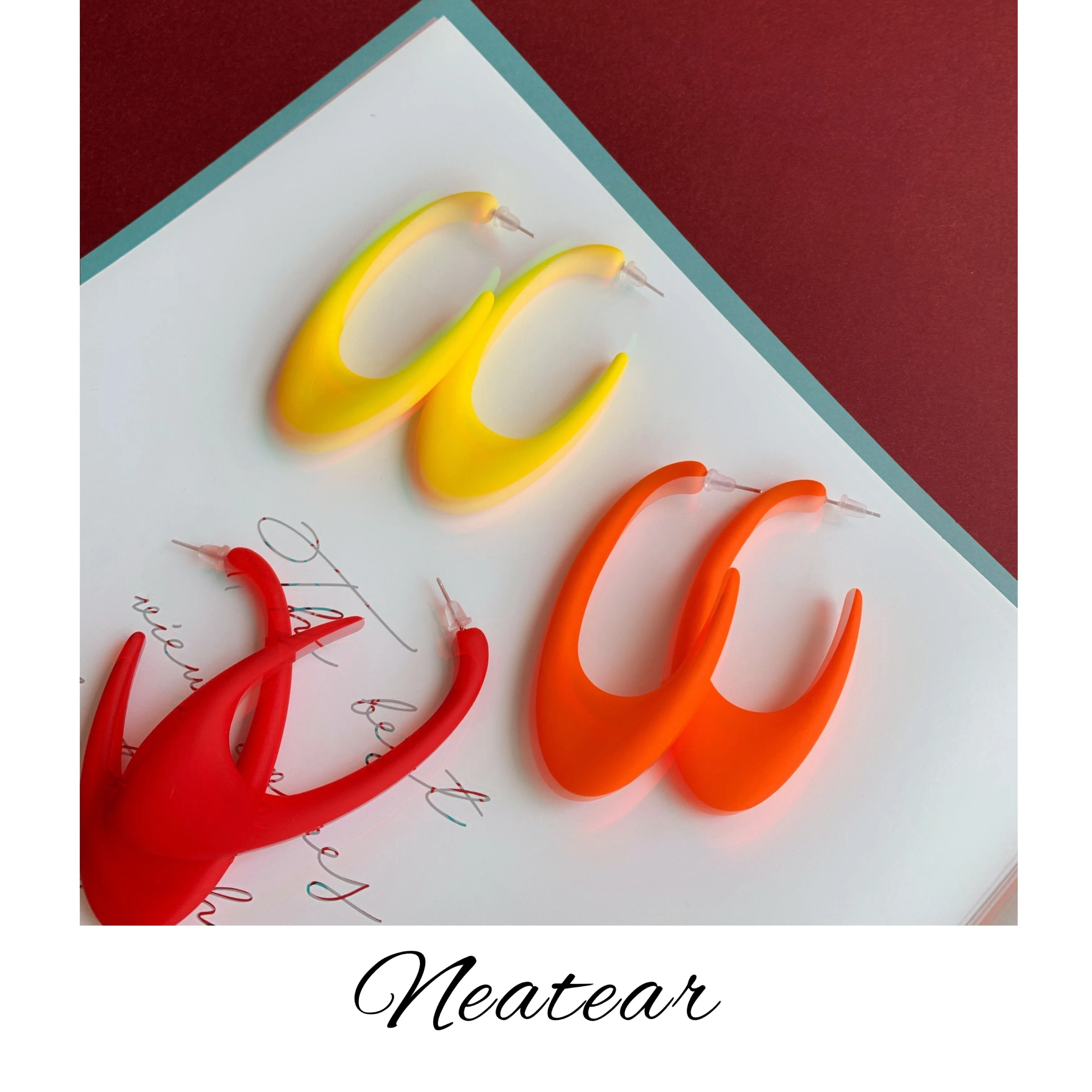 Neatear 2019 модные трендовые Новые Модные Простые Форма уха универсальные