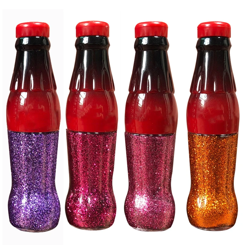 Подводка для глаз Косметика ICYCHEER Cola с жидкими блестками серебристая Роза