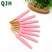8 pieces tpr for metal crochet knitting pins stainless steel circular knitting needles knit sweater set costur tools