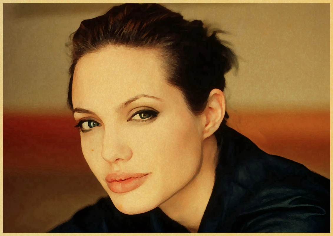 Angelina Jolie Maleficent Lara Croft: Tomb Raider винтажный бумажный плакат настенная живопись украшение дома 42X30 см 30X21 см