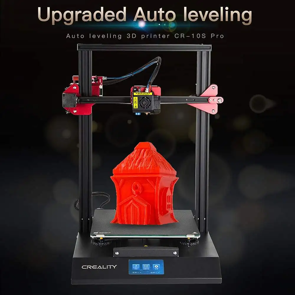 Creality CR 10S Pro Impresor 3D принтер набор 300300*400 мм размер цветной печати для сенсорного ЖК